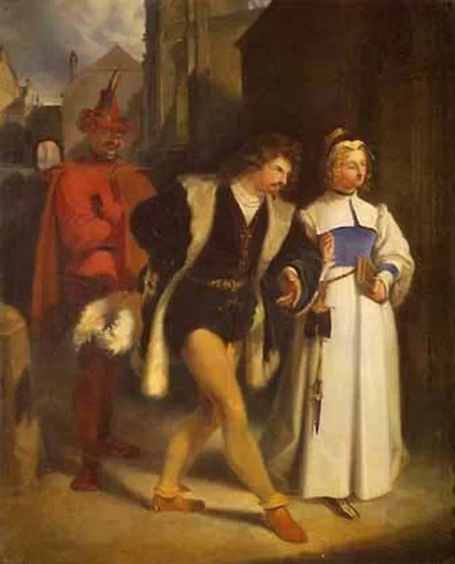 Peter Johann Nepomuk Geiger - Illustrazione della scena per Faust